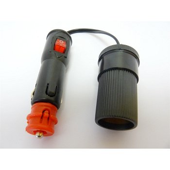 Chargeur allume-cigare m&acirc;le et fiche allume-cigare femelle 12V/24V 8A HTC