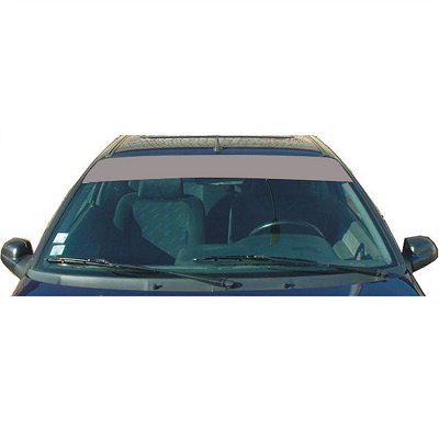 Bande Décorative Pour Pare-Brise 15,2x152,4 Cm - Autocollant Vinyle Noir Pour Voiture, Camionnette, Camion