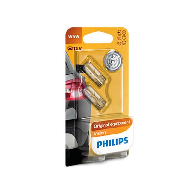 2 Lampen PHILIPS W5W Auto5