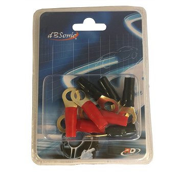 8 ringkabelschoenen 8.5 mm DBSONIC voor kabel 10 mm2