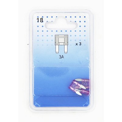 Micro steekzekering 3A paars - Genius Electrics