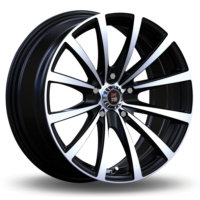 Jante alu 24H DU MANS LMP2 7.5x17 5x114.3 ET40 Noir poli