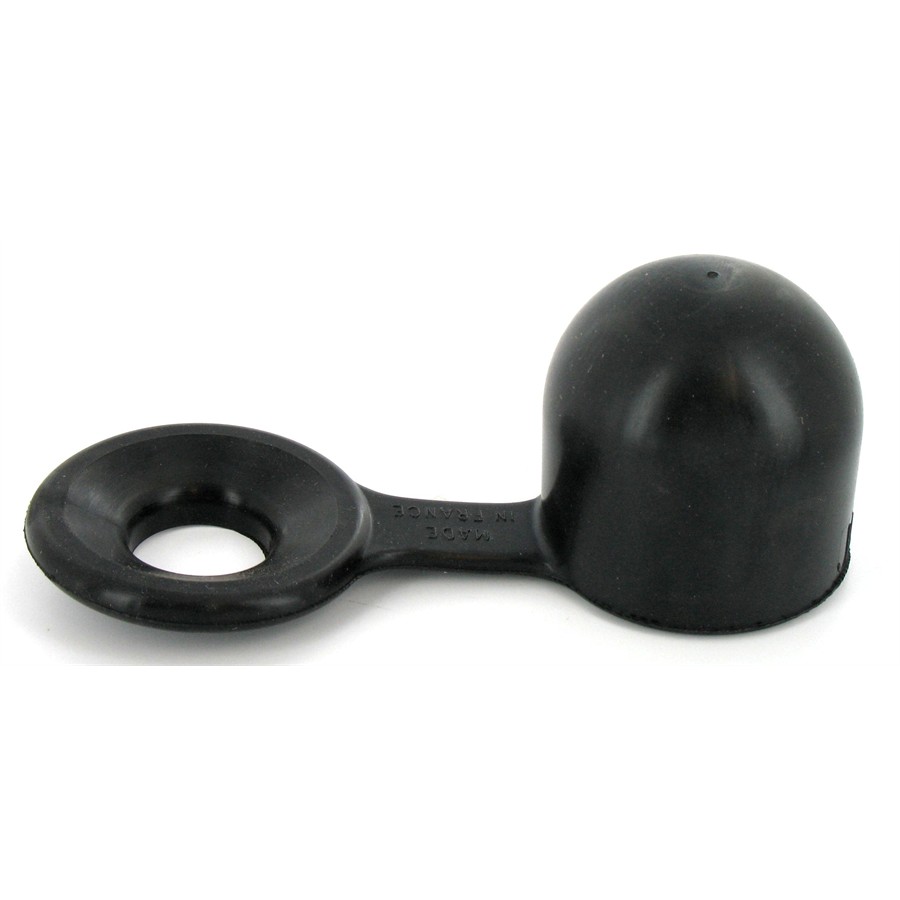 2x Cache rotule pour boule d'attelage plastique noir diamètre 50mm