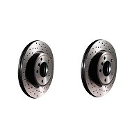 Disque De Frein Brembo 09.7010.21 - Hauteur 34,2 Mm, 5 Trous, Compatible VW Golf IV, Audi, Seat, Skoda