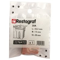 Restagraf Fusible Japonais Type C Mâle 80A Pour Automobile - Réf. 225075