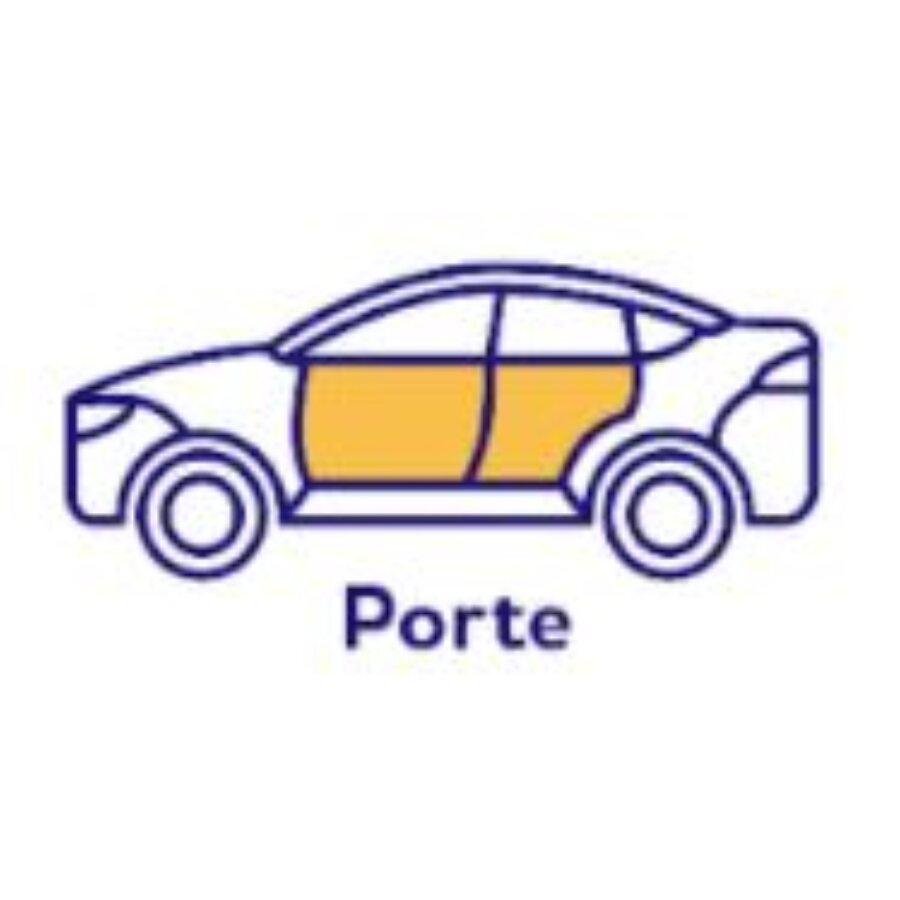 Agrafes de panneau de porte 8,5 mm