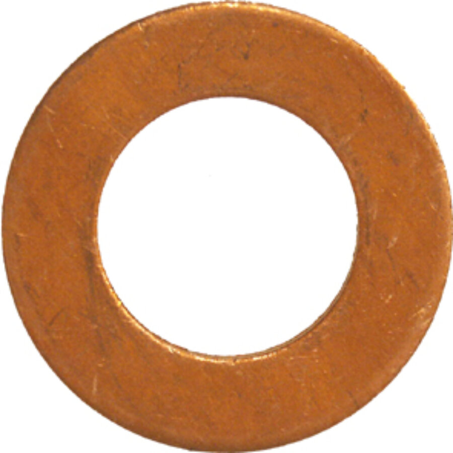 3 joints de vidange restagraf n°723 en cuivre diamètre intérieur 14 mm - diamètre extérieur 25 mm - épaisseur 2 mm