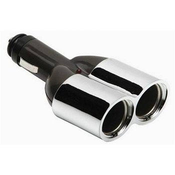 Double prise allume-cigare NORAUTO design echappement