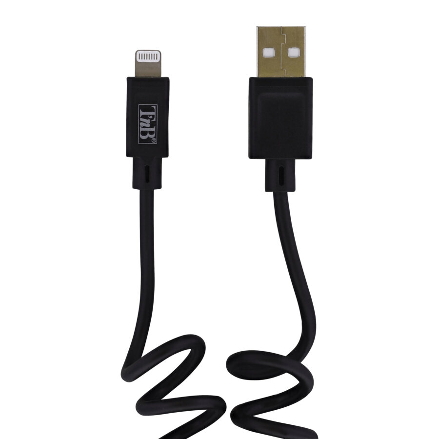Câble twist usb vers lightning 1m