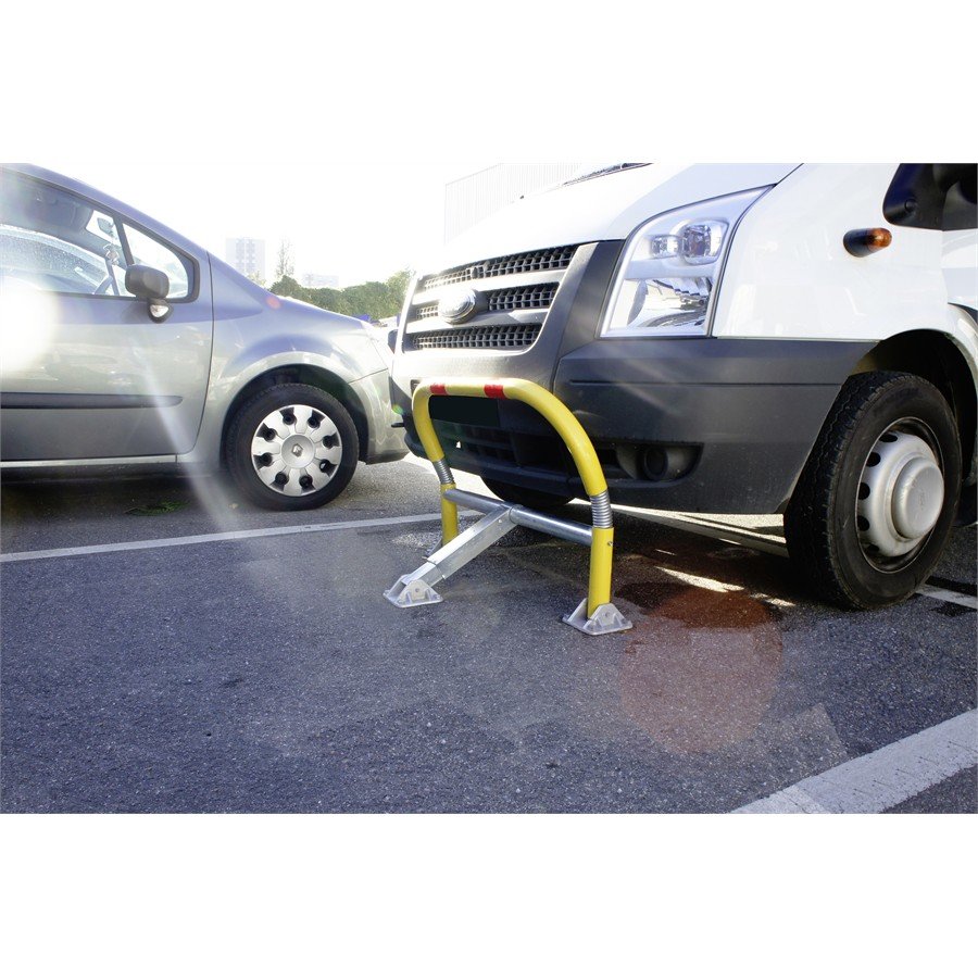 Barrière de parking flexible en acier Ø 6 cm VISO STOPCRASH - Auto5