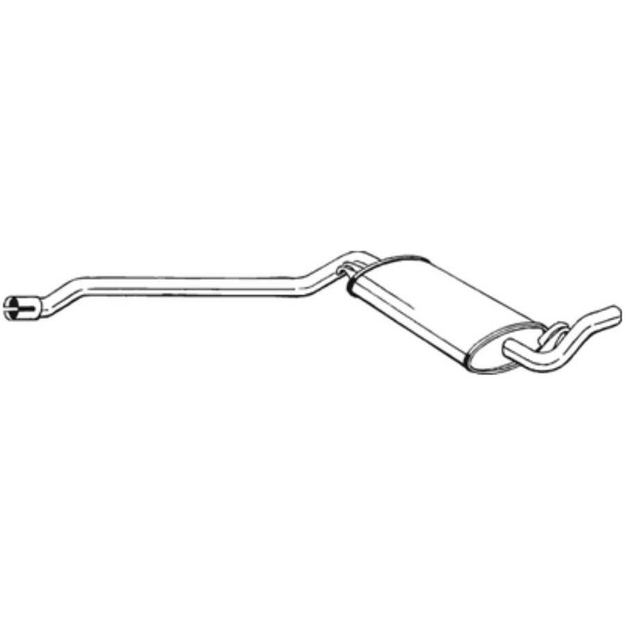 Silencieux central bosal 283-015