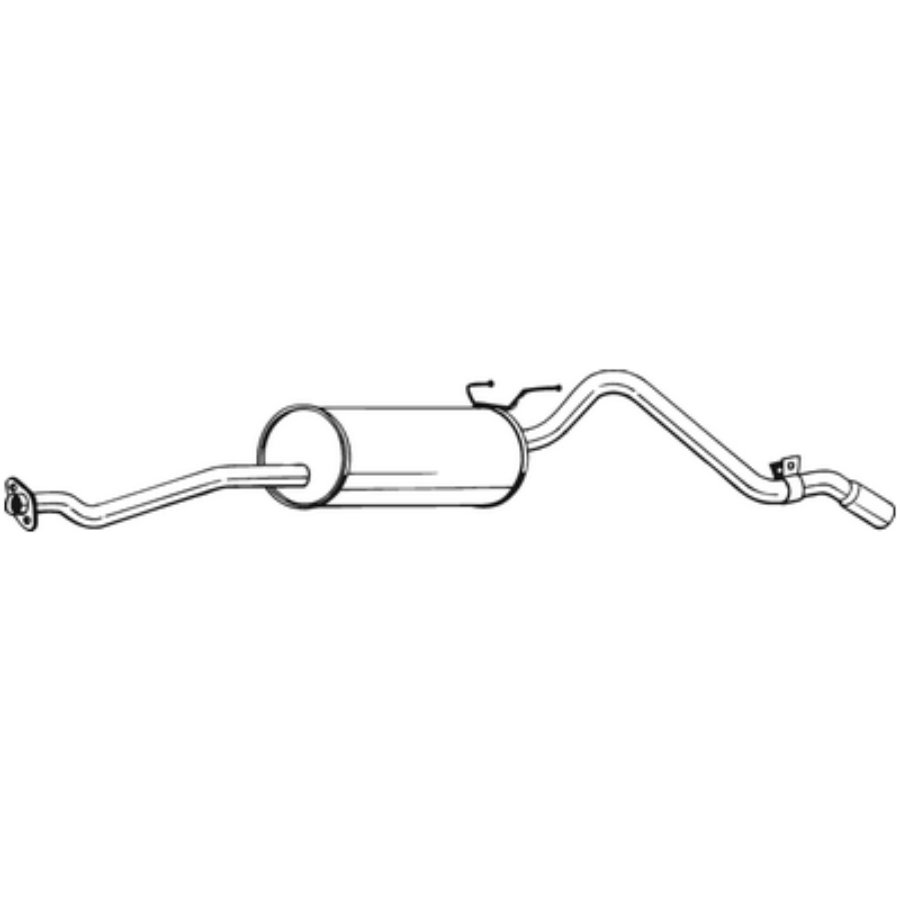Silencieux arrière bosal 286-409