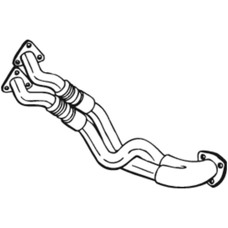 Tube d'échappement bosal 753-519