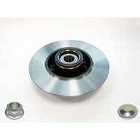 2 Disques De Frein Arrière Pleins 260 Mm Pour Renault Grand Scenic 3 - Neufs BESTPRICE