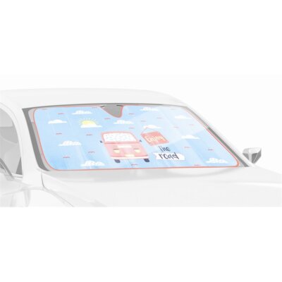 1 pare-soleil pour pare-brise NORAUTO Summer edition 150 x 85 cm