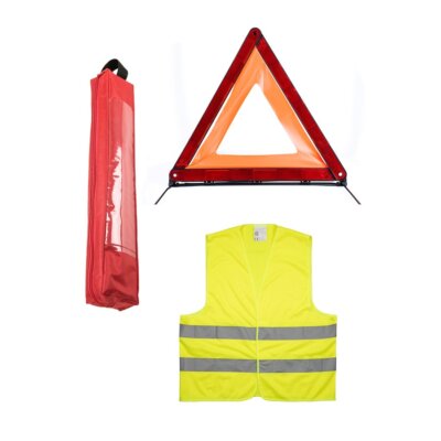 Gilet de sécurité enfant - jaune fluo - auto - Achat / Vente kit