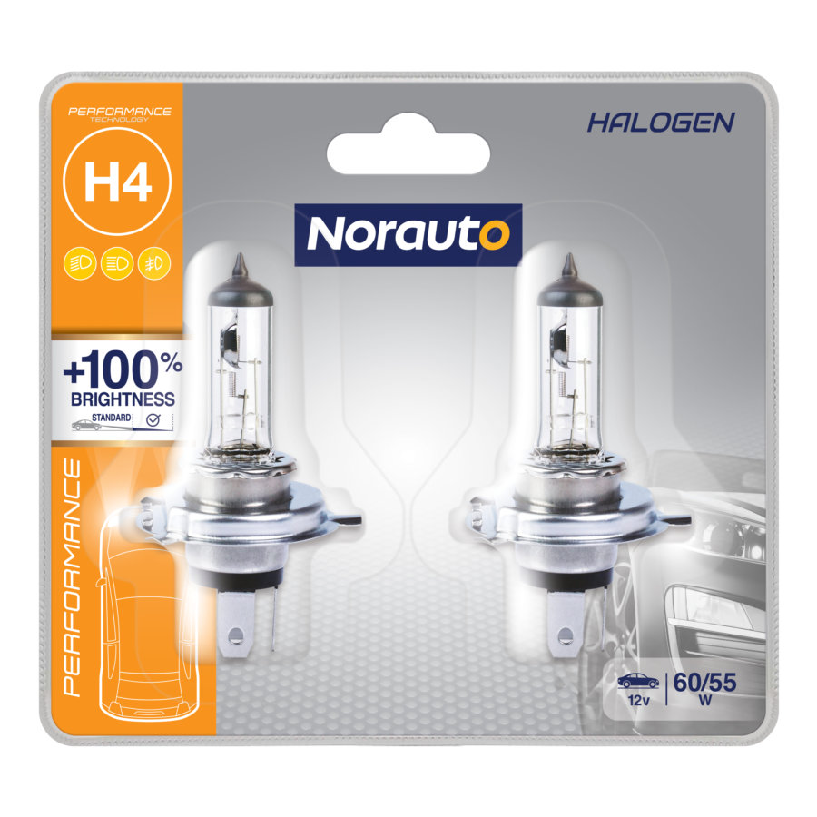 1 Ampoule H4 NORAUTO Performance +100% - Auto5