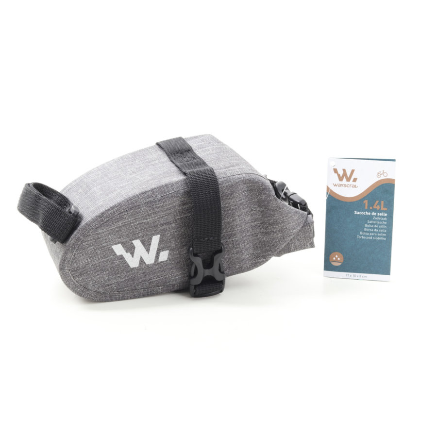 Sacoche de selle wayscral pour vélo 1,4l