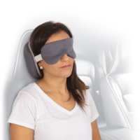 OPVOUWBARE hoofdsteun MET GRIJS NORAUTO MASKER
