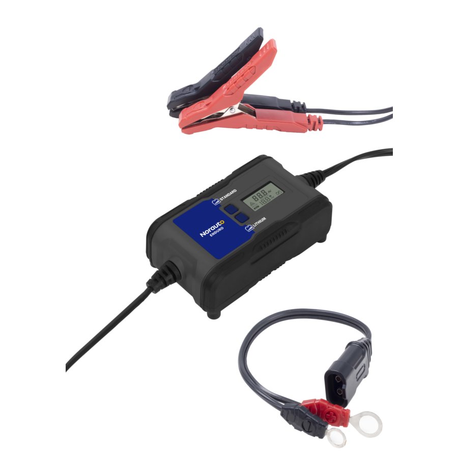 Chargeur De Batterie De Voiture Auto Écran LCD Charge Rapide 6V/2A