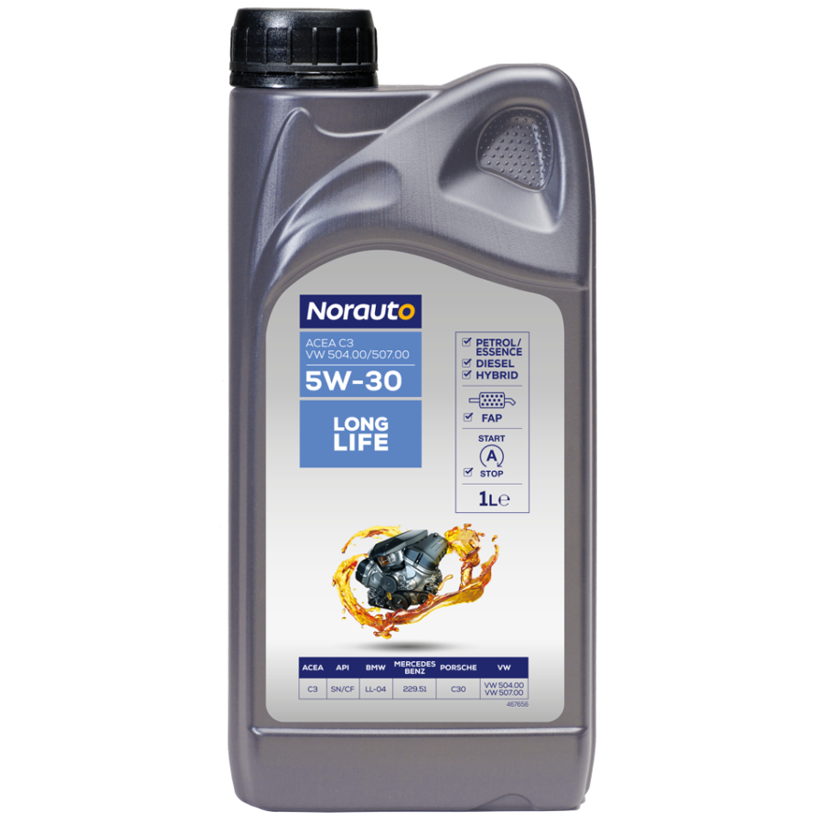 Motorolie Norauto 5w30 C3 504 00 - 507 00 1l