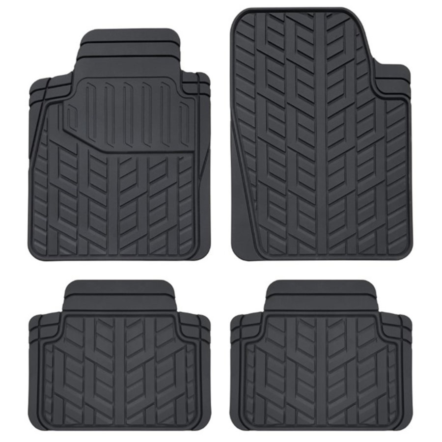 START Set van 4 stuks universeel grijs autotapijt START Set van 4 stuks universeel grijs autotapijt