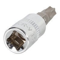 Douille à Choc Torx T30 1/2" - Longueur 78mm, Acier Chrome-Molybdène, Avec Trou Pour Goupille