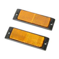 2 rechthoekige 2-in-1 oranje reflectoren van NORAUTO