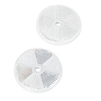 2 ronde 2-in-1 witte reflectoren van NORAUTO