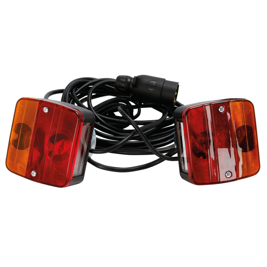 Feux Arrière Magnétiques - FDIT - Remorque - 16 LED - Câble De 7,5 M - Universel - Auto