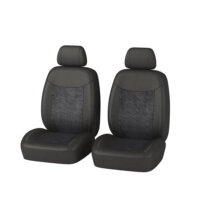 Housses de siège deux-colorés pour Hyundai i20 - noir gris foncè