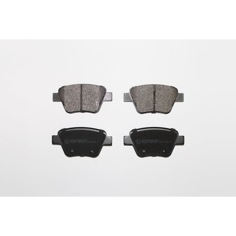 4 plaquettes de frein norauto nrp4316