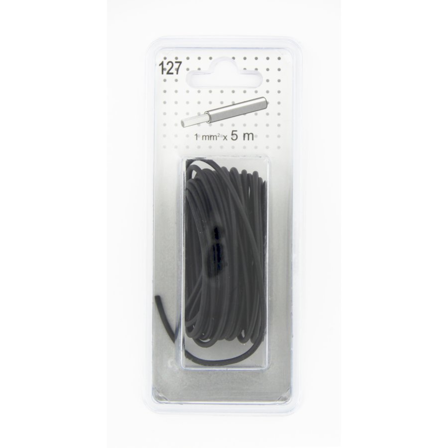 12 AWG 3,33 mm² siliconen elektronische kabel - 12 gauge siliconen draad, 10 meter (5 m zwart en