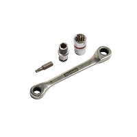 ArtisanShow Mini Clé à Douille En Forme De L à Double Tête 6