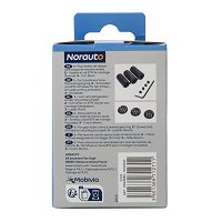 Pommeau de Changement de Vitesse - NEUFU - 5 Vitesses - Adaptateur pour Peugeot - Noir - Métal et ABS - Auto