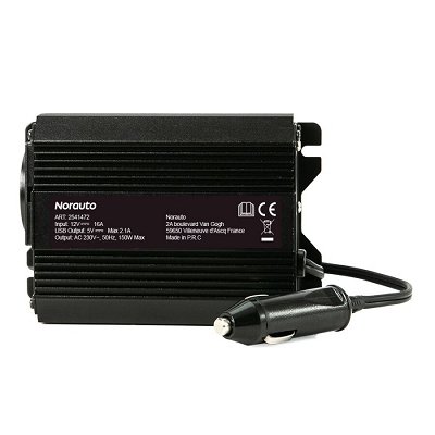 Cantonape wisselrichter voor voertuigen, 300W wisselrichter/spanningswandler 12V 230V /stroomwandler Inverter 12V naar 230V /met dubbele USB 2,4 A incl. auto sigarettenaanstekerdeur Cantonape wisselrichter voor voertuigen, 300W wisselrichter/spanningswandler 12V 230V /stroomwandler Inverter 12V naar 230V /met dubbele USB 2,4 A incl. auto sigarettenaanstekerdeur