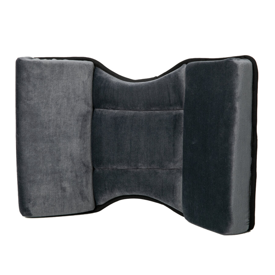 Ergonomische Rugsteun Op De Bureaustoel Of Autostoel. Als Lendensteun Lendenkussen Voor De Rug Op De Stoel Bij Rugpijn In De Auto