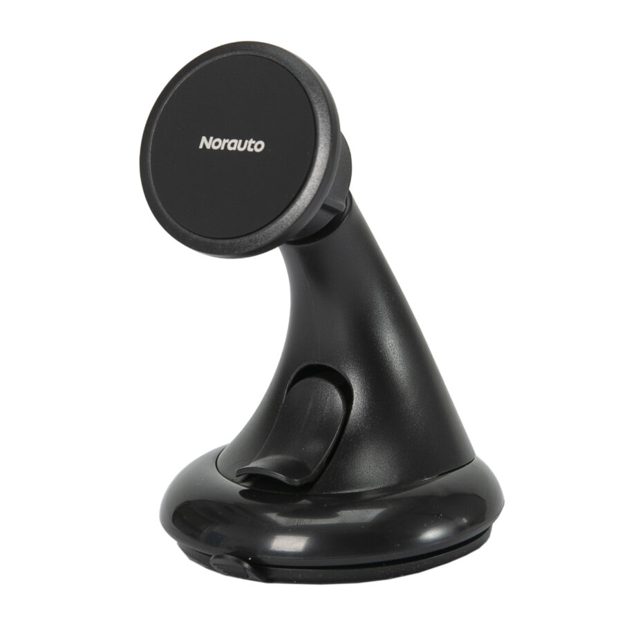 Support téléphone voiture norauto aimanté sur ventouse rotatif à 360°