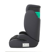Siège Auto I-Size PETEX 100-150 Cm - Rehausseur Évolutif Avec Dossier Amovible, Protection Latérale Renforcée, Noir - Idéal 3-12 Ans