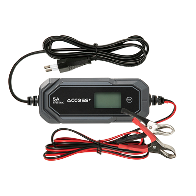 12V 6A Motorfiets En Auto Smart Acculader voor ER 6f 2006-2017, Batterijonderhouder met Temperatuurcompensatie, LCD Scherm,Blue 12V 6A Motorfiets En Auto Smart Acculader voor ER 6f 2006-2017, Batterijonderhouder met Temperatuurcompensatie, LCD Scherm,Blue
