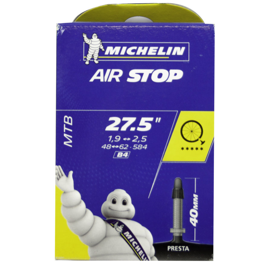 Michelin Airstop Chambre à air 650 B presta et schrader.