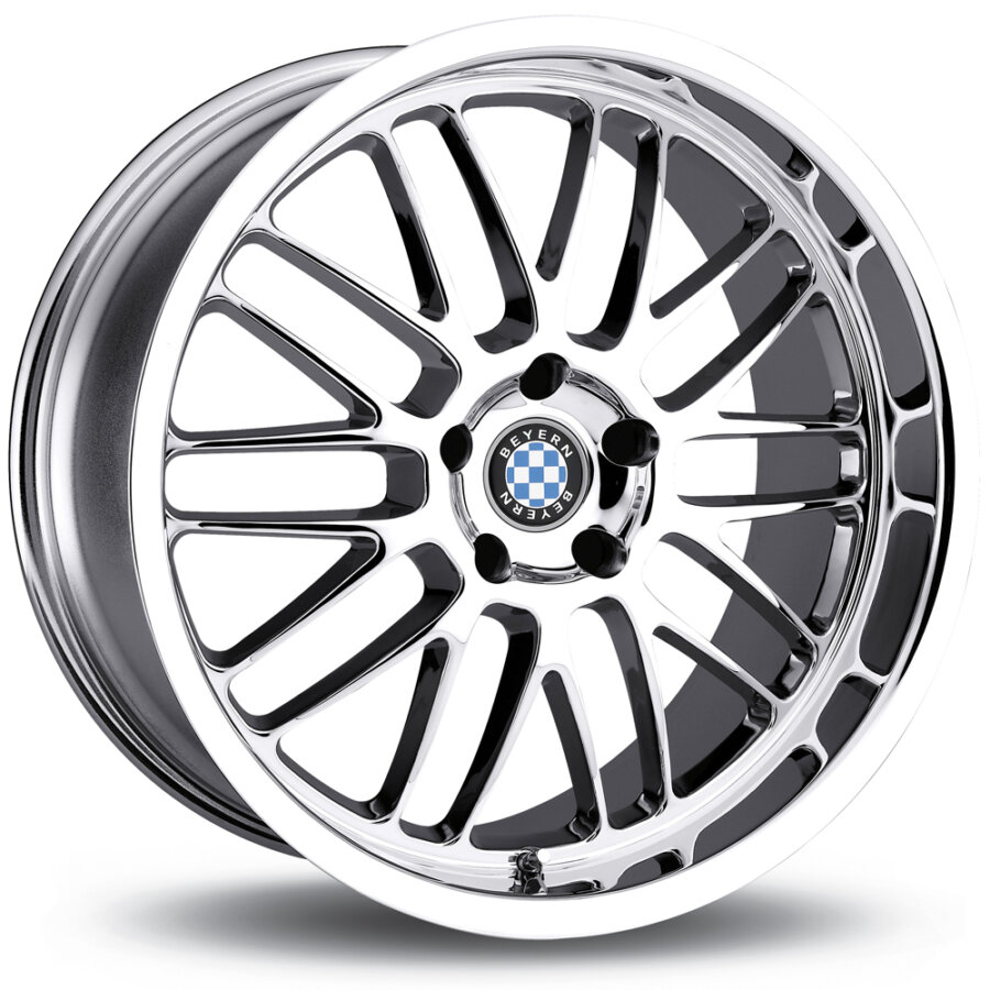 Jante alu beyern mesh 9.5x19 5x120 et15 chrome look