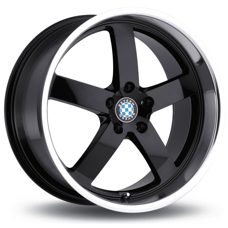 Jante alu beyern rapp 9.5x18 5x120 et15 noir brillant