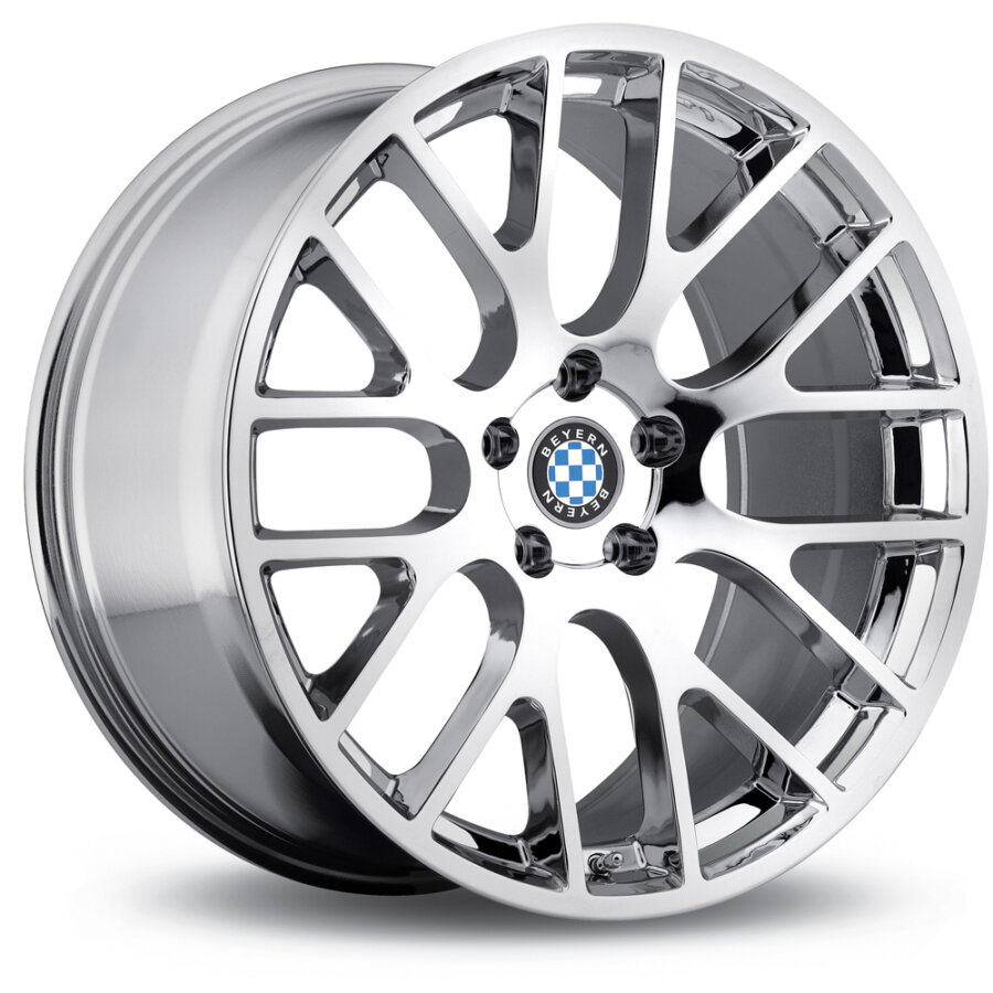 Aluminium velg beyern spartan 9.5x19 5x120 et25 chroomlook