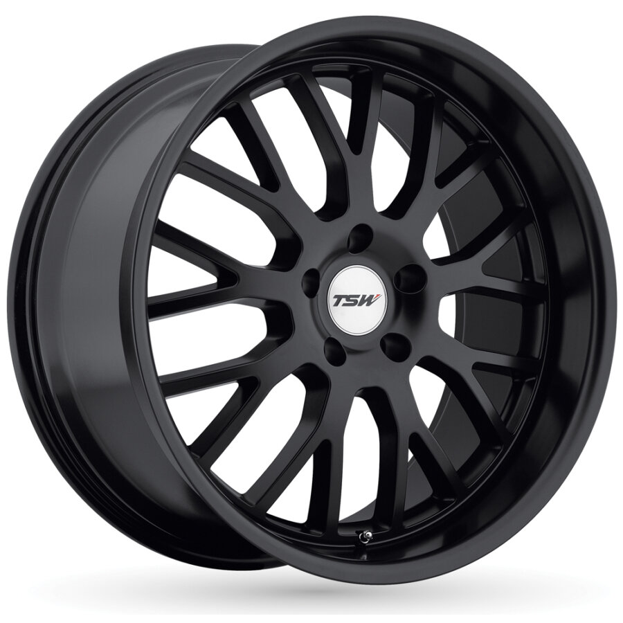 Aluminium velg tsw tremblant 9.5x19 5x112 et35 matzwart
