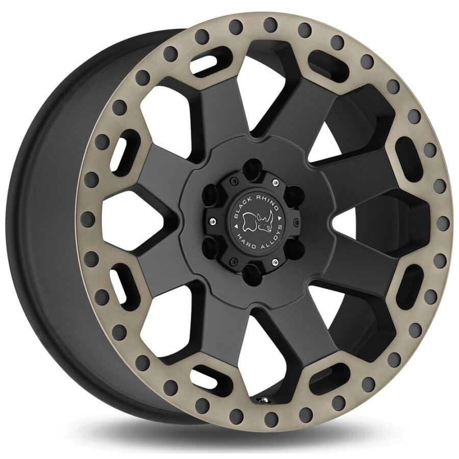 Aluminium velg black rhino warlord 9x17 6x135 et12 matzwart