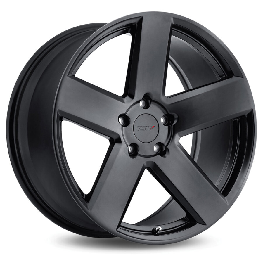 Aluminium velg tsw bristol 9.5x18 5x112 et35 matzwart
