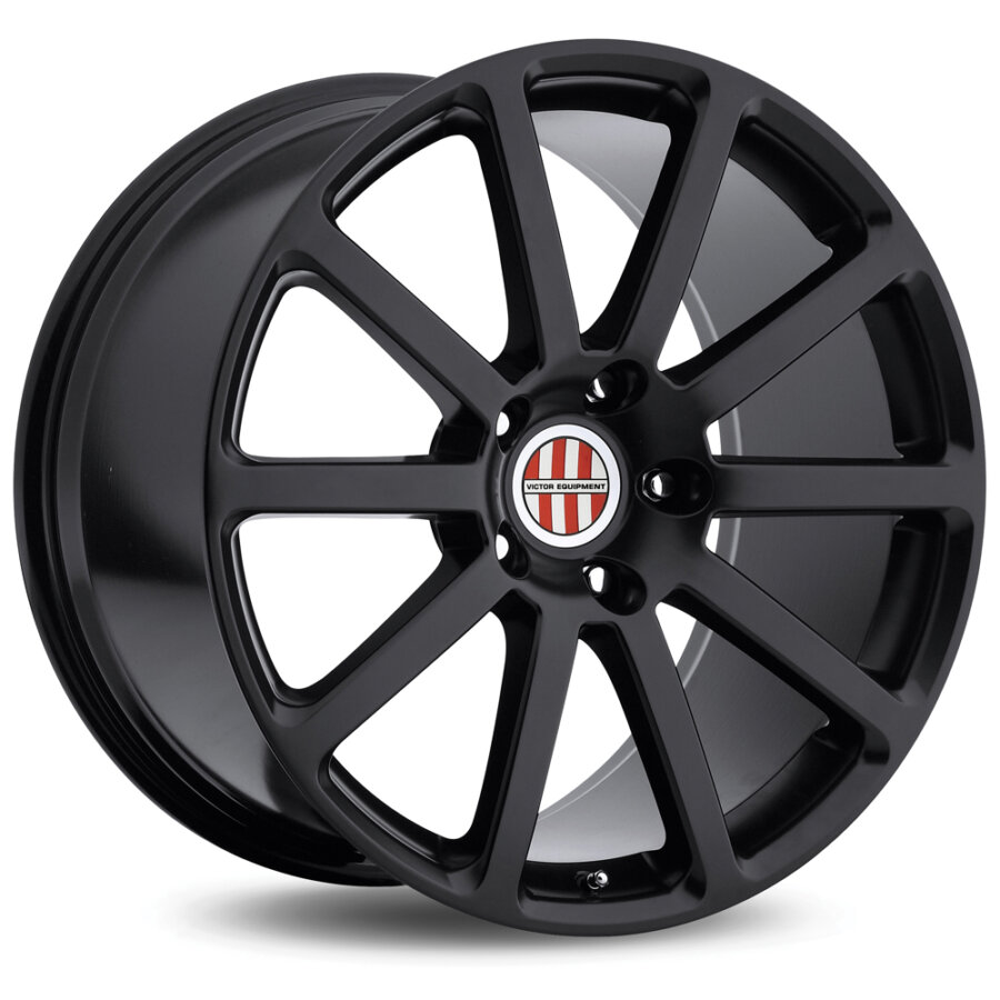 Aluminium velg victor equipment zehn 10x22 5x130 et50 matzwart
