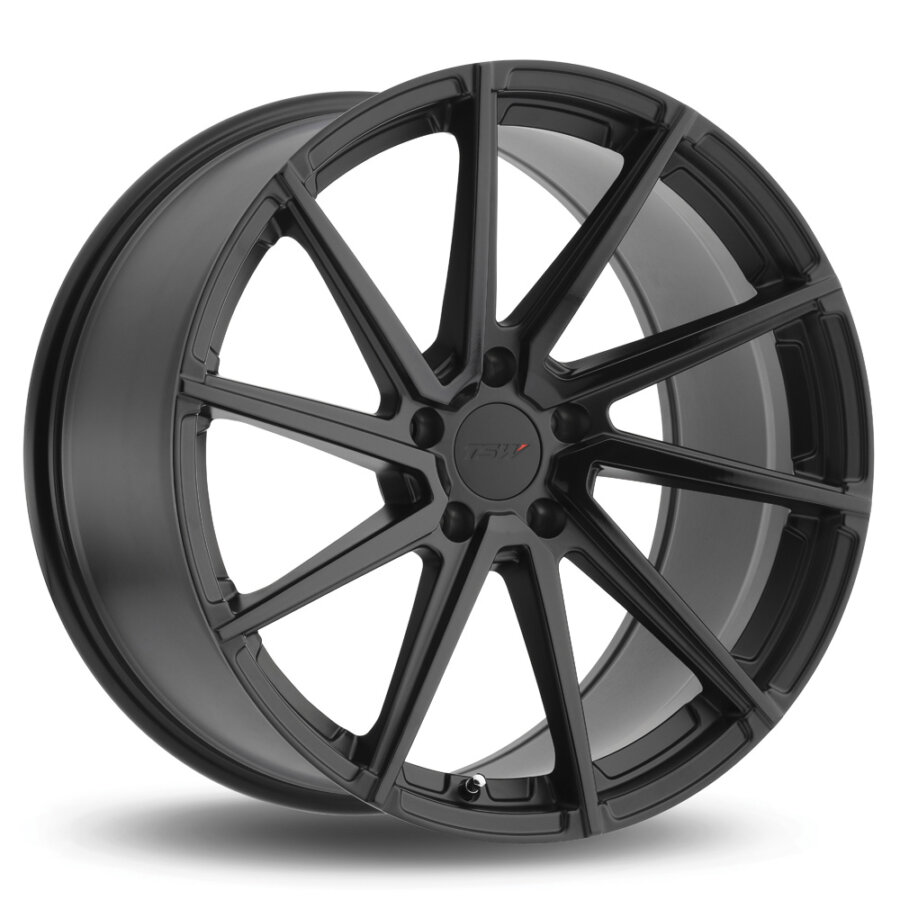 Aluminium velg tsw watkins 8.5x18 5x114.3 et30 matzwart
