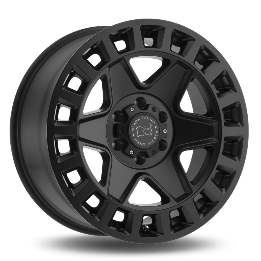 Aluminium velg black rhino york 8x17 6x130 et52 matzwart